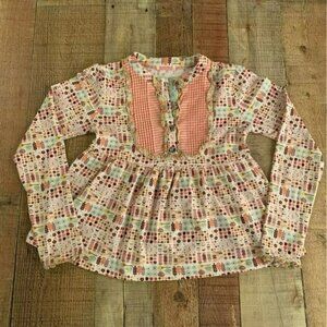 Matilda Jane cornelia libby girls long sleeve ruffle top